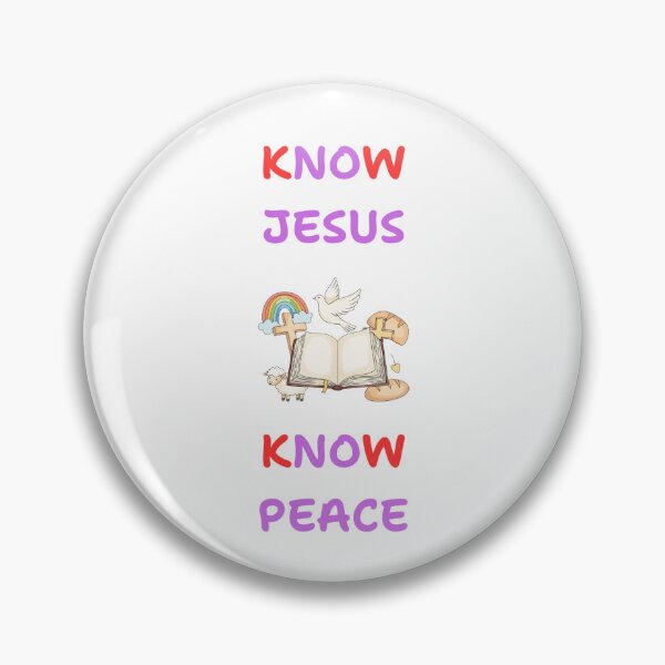 Item preview, Know Jesus Know Peace designed and sold by ArthursDesigns.