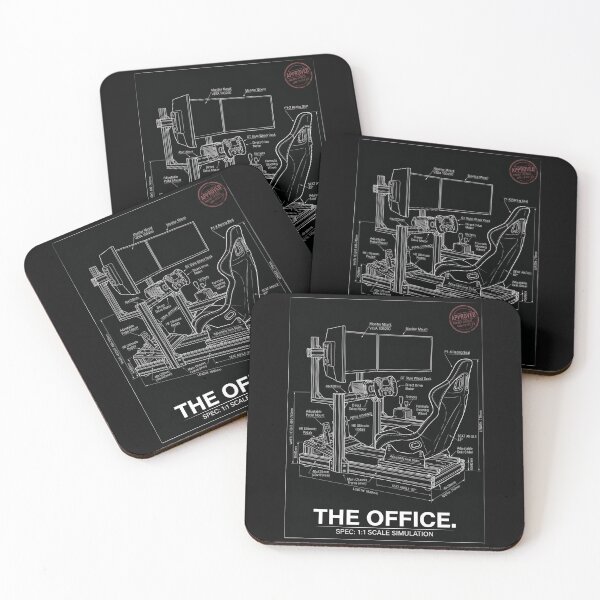 Item preview, The Office Spec 1 1 Scale Simulation Sim Racing Rig Blueprint designed and sold by Fenay Designs.