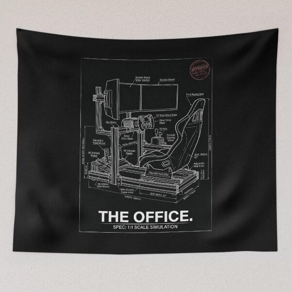 Item preview, The Office Spec 1 1 Scale Simulation Sim Racing Rig Blueprint designed and sold by Fenay Designs.