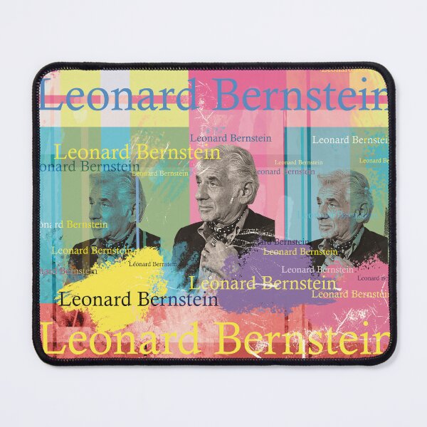 Item preview, Leonard Bernstein, musical legend, pop art collage designed and sold by Mauswohn.
