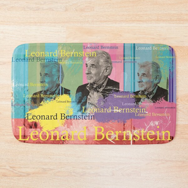 Item preview, Leonard Bernstein, musical legend, pop art collage designed and sold by Mauswohn.