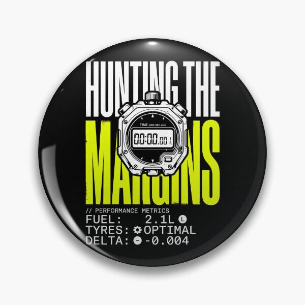 Item preview, Hunting The Margins Performance Metrics Sim Racing Stopwatch designed and sold by Fenay Designs.