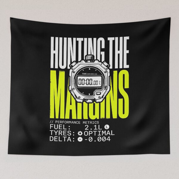Item preview, Hunting The Margins Performance Metrics Sim Racing Stopwatch designed and sold by Fenay Designs.