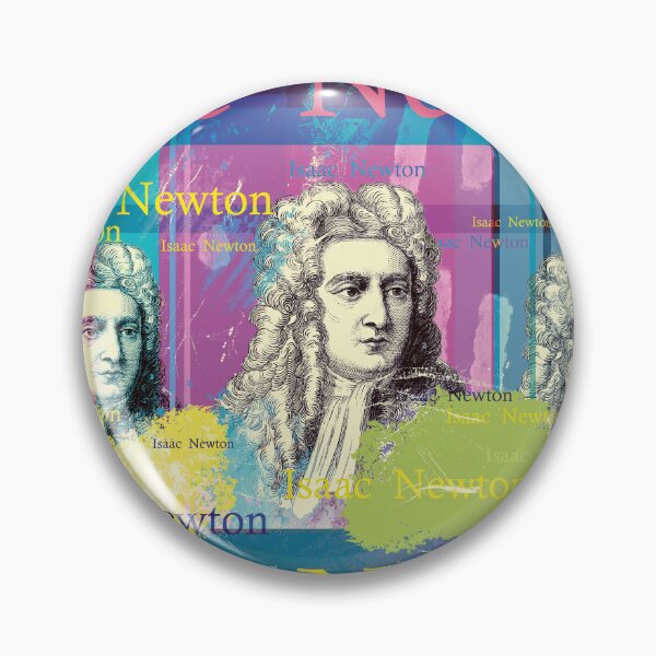 Item preview, Isaac Newton, scientific legend as a pop art collage designed and sold by Mauswohn.