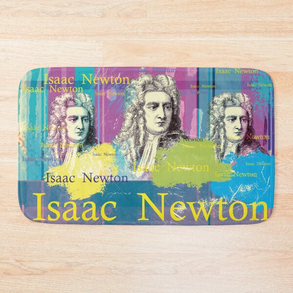 Item preview, Isaac Newton, scientific legend as a pop art collage designed and sold by Mauswohn.