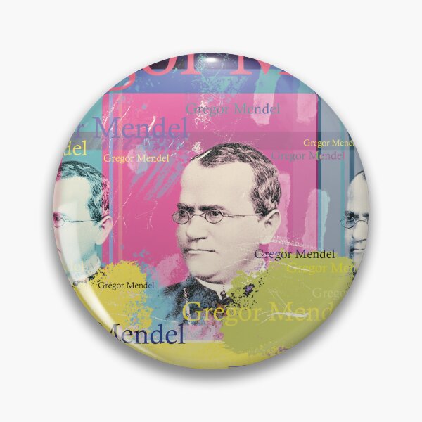 Item preview, Gregor Mendel, father of genetics, in pop art style designed and sold by Mauswohn.
