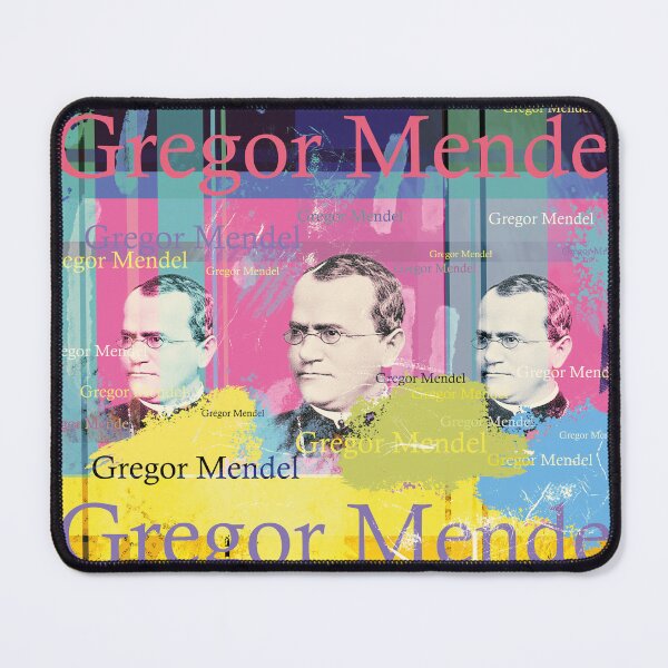 Item preview, Gregor Mendel, father of genetics, in pop art style designed and sold by Mauswohn.