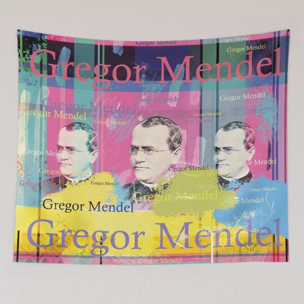 Item preview, Gregor Mendel, father of genetics, in pop art style designed and sold by Mauswohn.