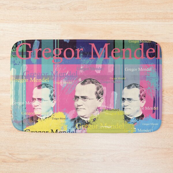 Item preview, Gregor Mendel, father of genetics, in pop art style designed and sold by Mauswohn.