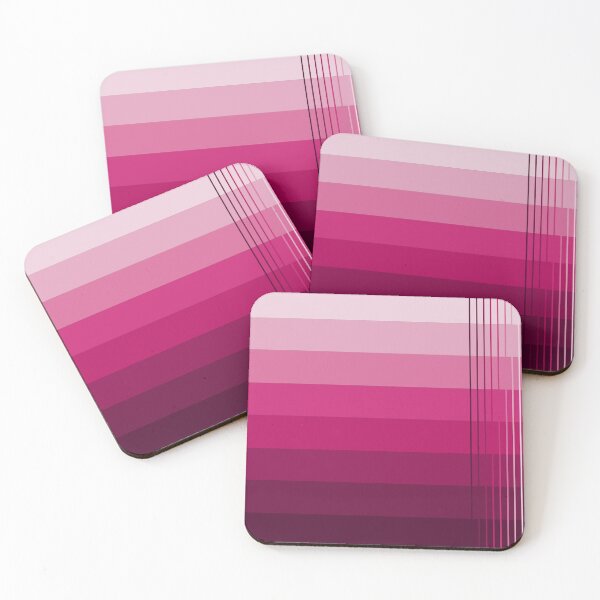 Item preview, Simple design from shades of pink to dark crimson designed and sold by Cherevan.