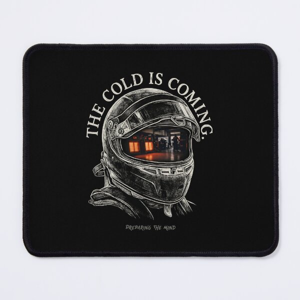 Item preview, The Cold Is Coming Preparing The Mind Sim Racing Helmet designed and sold by Fenay Designs.