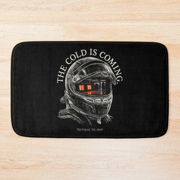 Item preview, The Cold Is Coming Preparing The Mind Sim Racing Helmet designed and sold by Fenay Designs.