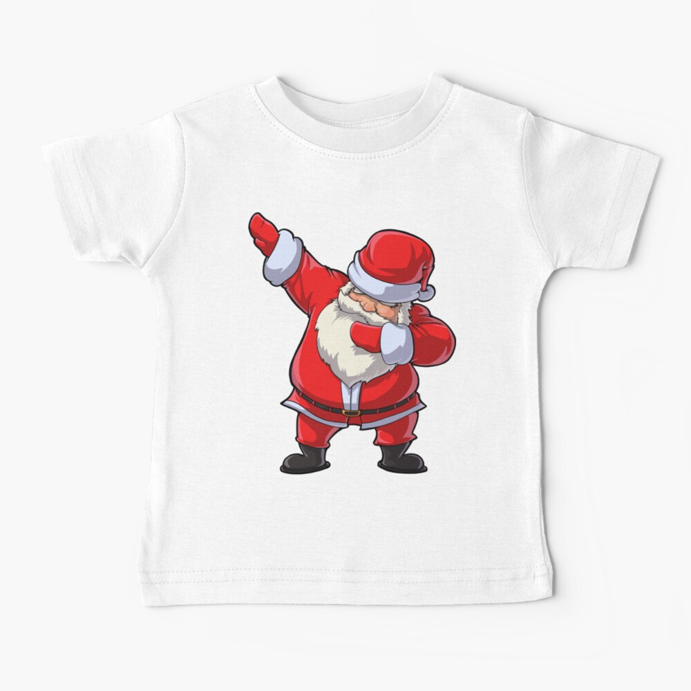 Dabbing Santa T Shirt Claus Christmas Funny Dab X-mas Gifts Kids Boys Girls Youth Baby T-Shirt