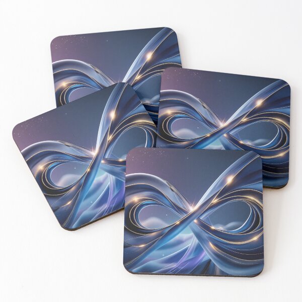 Item preview, Eternal Flow Infinite Motion Design – Divine Energy Continuity Abstract designed and sold by ArtivaNest.