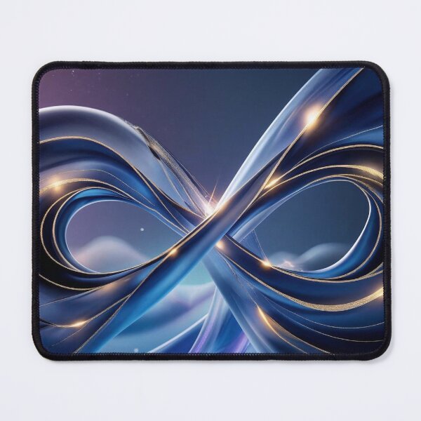 Item preview, Eternal Flow Infinite Motion Design – Divine Energy Continuity Abstract designed and sold by ArtivaNest.