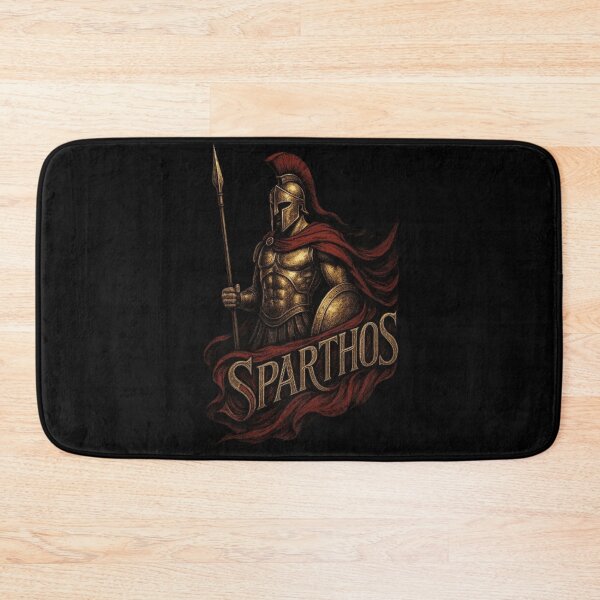 Item preview, Sparthos Spartan Warrior Design, Ancient Greek Soldier Shirt, Spartan Helmet, 300 Sparta, Greek Warrior, Battle Shield, Warrior Gift designed and sold by Typologystudios.