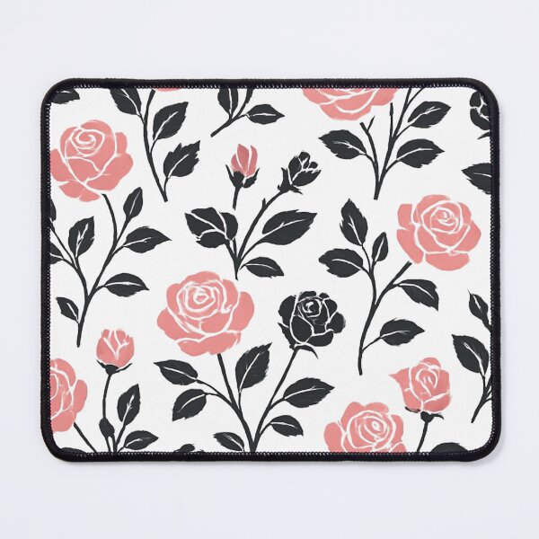 Item preview, Pink and black rose pattern designed and sold by uunaa.