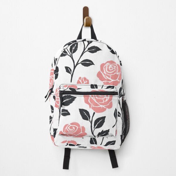 Item preview, Pink and black rose pattern designed and sold by uunaa.