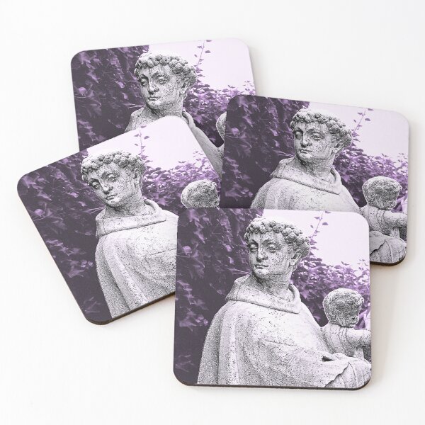 Item preview, Monk & child purple designed and sold by Roadtrip Studio.