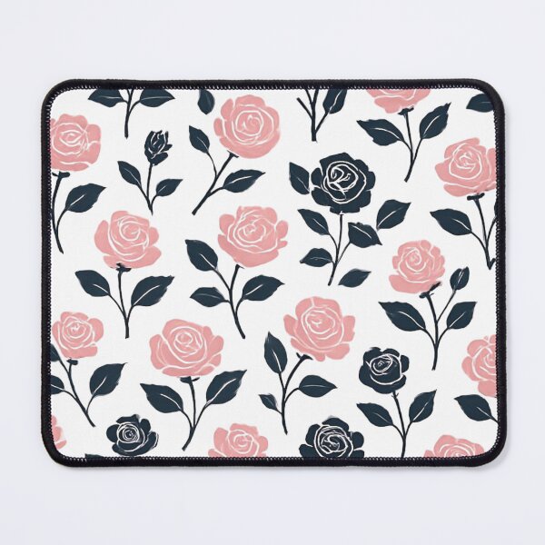 Item preview,  Pink and black rose pattern designed and sold by uunaa.