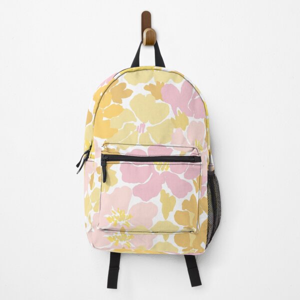 Item preview, Pastel Abstract Floral Pattern in Pink and Yellow designed and sold by Dart Studio.
