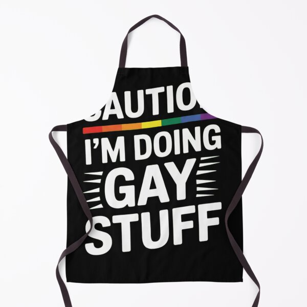 Item preview, Caution I'm Doing Gay Stuff Funny LGBTQ Pride Statement designed and sold by haitrieuic96.