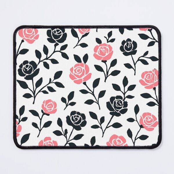 Item preview, Pink and black rose pattern designed and sold by uunaa.