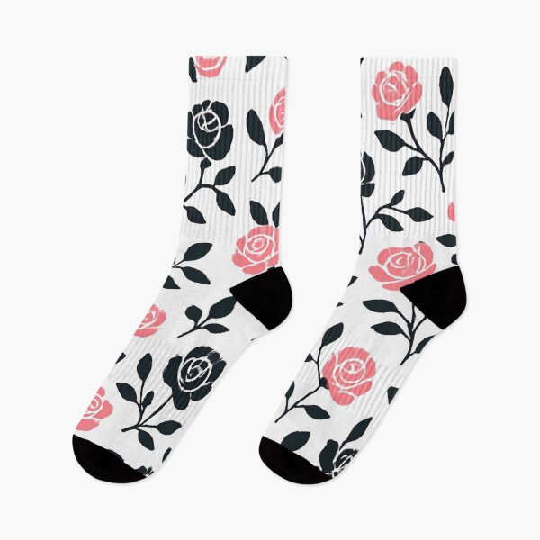 Item preview, Pink and black rose pattern designed and sold by uunaa.