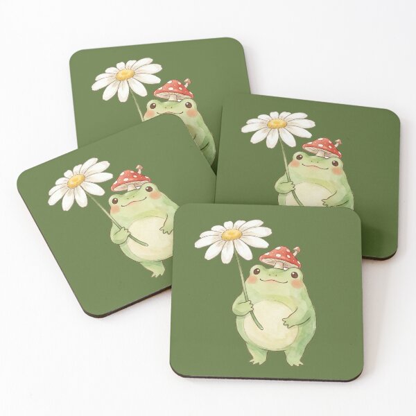 Item preview, Cottagecore Ghibli-Inspired Frog designed and sold by FSilk.