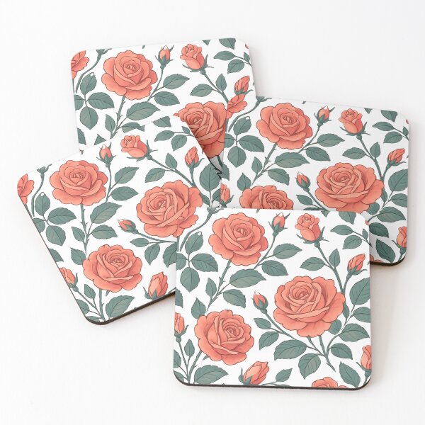 Item preview,  Red rose pattern designed and sold by uunaa.
