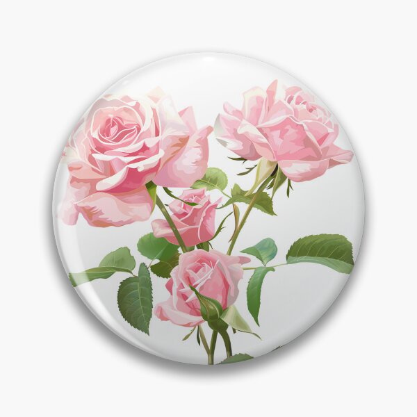 Item preview, Soft Pink Rose Bouquet - Elegant Romantic Floral Art Print designed and sold by DesignArtist.ia.