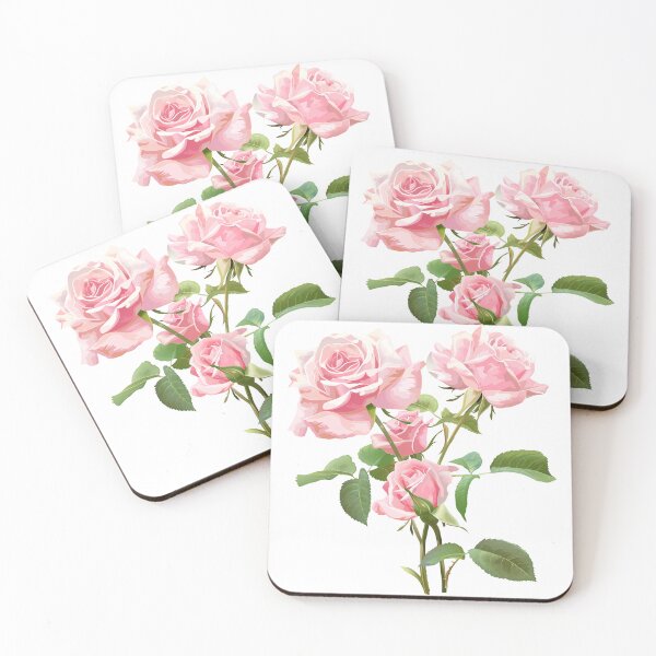 Item preview, Soft Pink Rose Bouquet - Elegant Romantic Floral Art Print designed and sold by DesignArtist.ia.