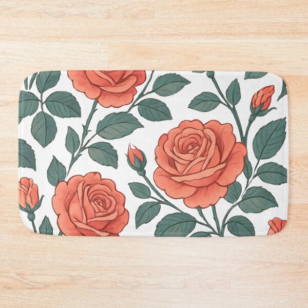 Item preview,  Red rose pattern designed and sold by uunaa.