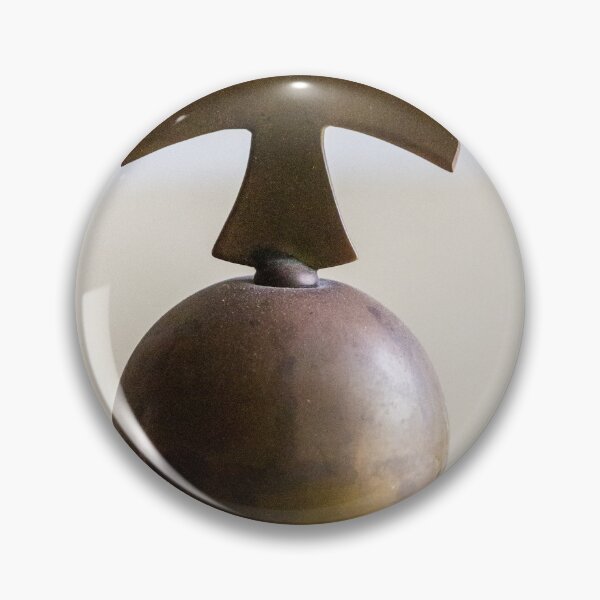 Item preview, Bronze Orb and Cross Finial Symbol of Religious Authority on Crown — Close-Up Detail designed and sold by Nmallia.