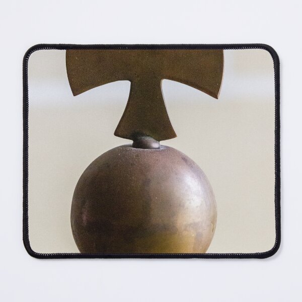 Item preview, Bronze Orb and Cross Finial Symbol of Religious Authority on Crown — Close-Up Detail designed and sold by Nmallia.