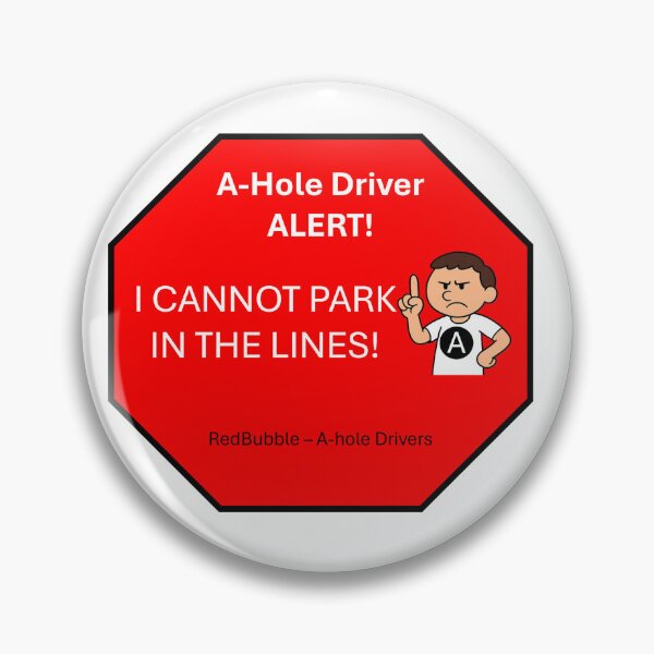 Item preview, I cannot park in the lines designed and sold by Ghost’s Videodrome.
