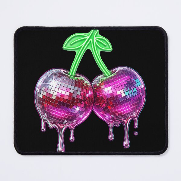 Item preview, Melting Disco Cherries Vaporwave Dream designed and sold by FSilk.