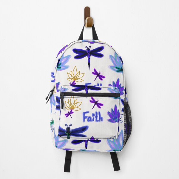 Item preview, Keep fighting dragonfly and lotus designed and sold by MoniJoy91.