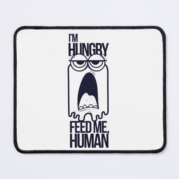 Item preview, I'm Hungry Feed Me Human Funny Monster Food Humor Sticker designed and sold by Venicia1.