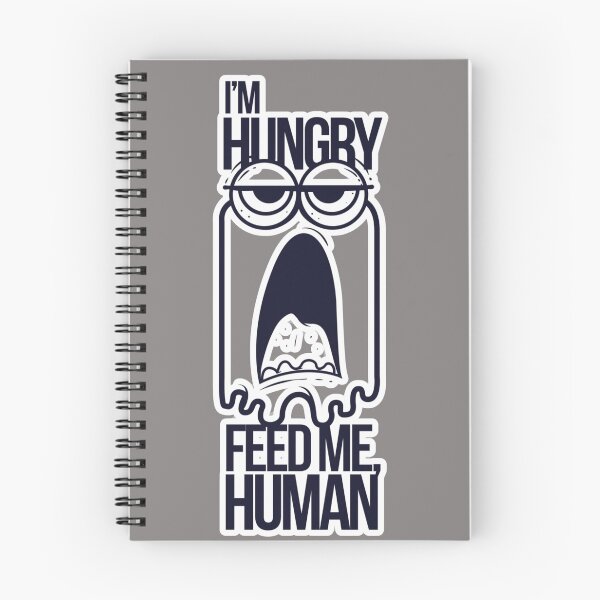 Item preview, I'm Hungry Feed Me Human Funny Monster Food Humor Sticker designed and sold by Venicia1.
