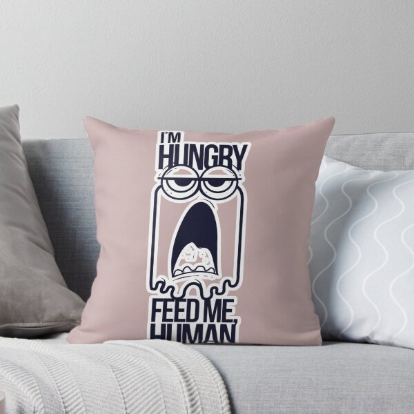 Item preview, I'm Hungry Feed Me Human Funny Monster Food Humor Sticker designed and sold by Venicia1.