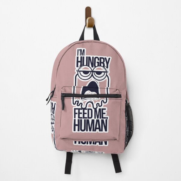 Item preview, I'm Hungry Feed Me Human Funny Monster Food Humor Sticker designed and sold by Venicia1.