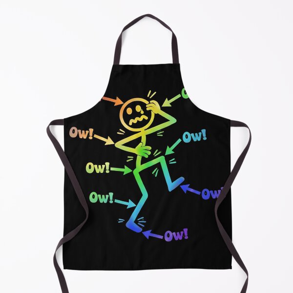 Item preview, Chronic Pain Warrior Rainbow Stickman - Everything Hurts Ow! designed and sold by haitrieuic96.
