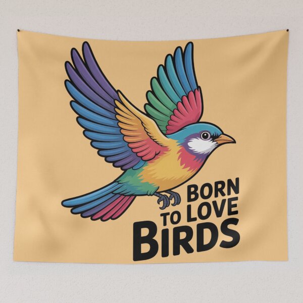 Item preview, Born to love birds designed and sold by 123ks.