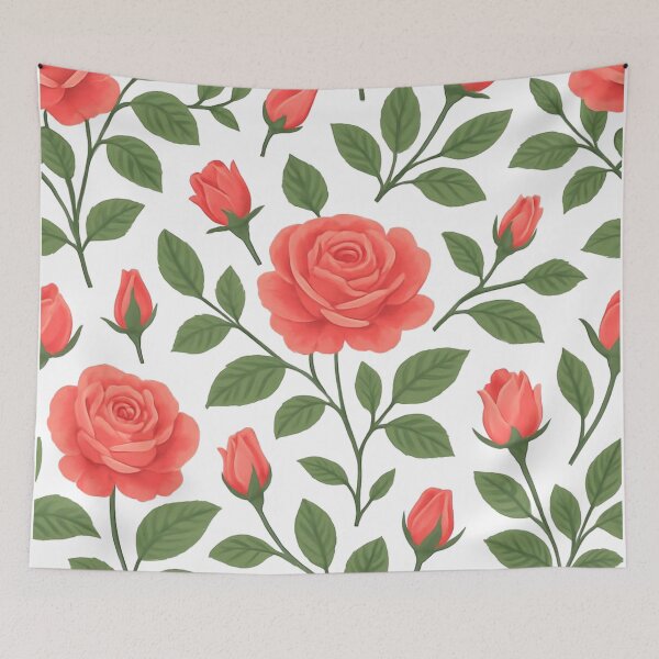 Item preview,  Pink rose pattern designed and sold by uunaa.