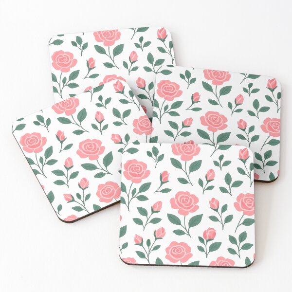 Item preview, Pink rose pattern designed and sold by uunaa.
