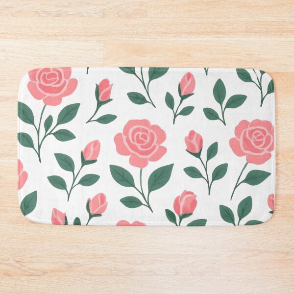 Item preview, Pink rose pattern designed and sold by uunaa.