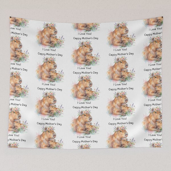 Item preview, Capybara Mother designed and sold by Roy & Tiffany.