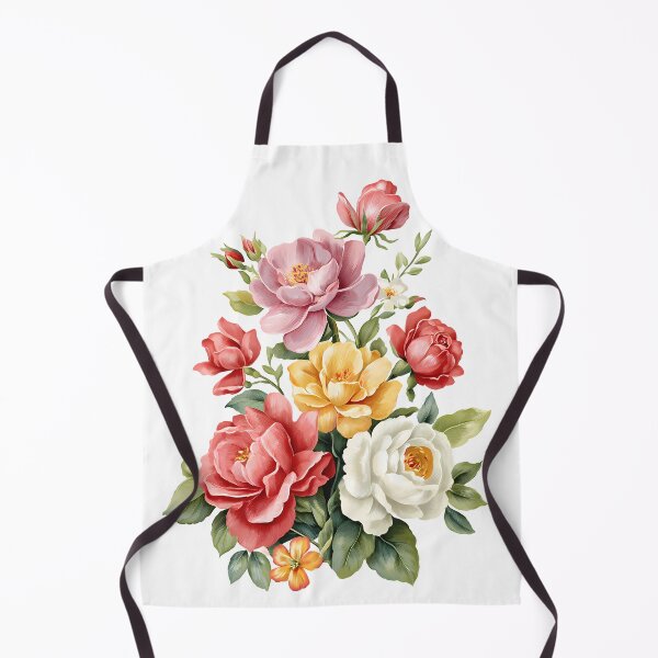 Item preview, Multi-Color Peony Bouquet - Pink Red White Yellow Elegant Floral Art Print designed and sold by DesignArtist.ia.