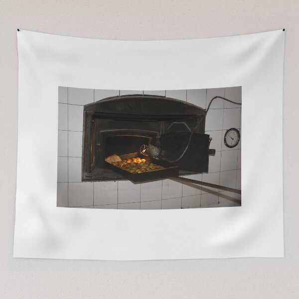 Item preview, Tray Of Golden Dinner Rolls Baking in a Traditional Commercial Bakery Oven designed and sold by Nmallia.